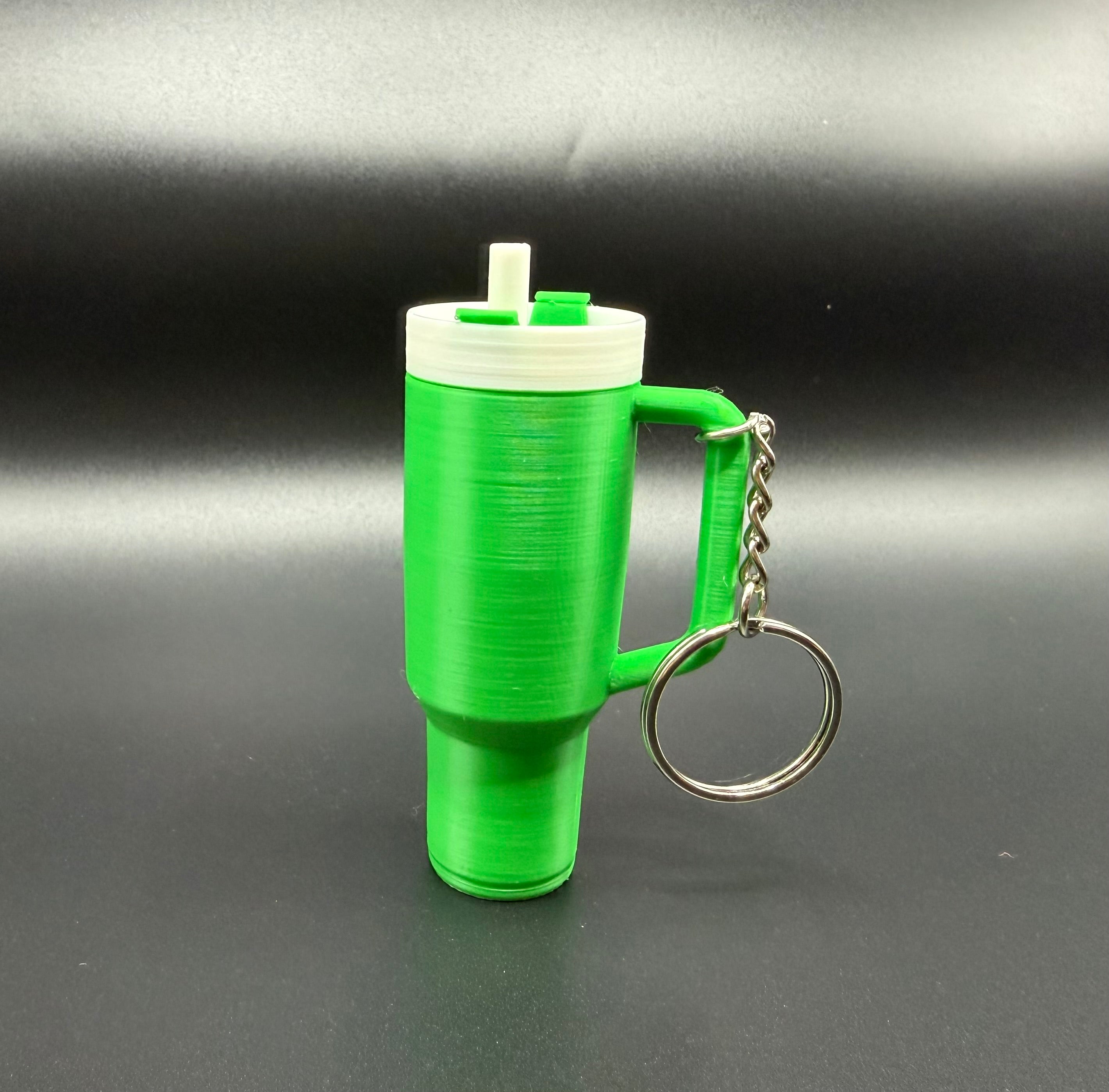 Stanley Style Chapstick Holder Keychain